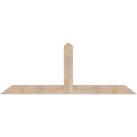 Ekena Millwork Portland Smooth Timber Gable Bracket, Douglas Fir, 84"W x 31"H x 3 1/2"D x 5 1/2"F, 9/12 Pitch GBW084X31X0406POR00SDF